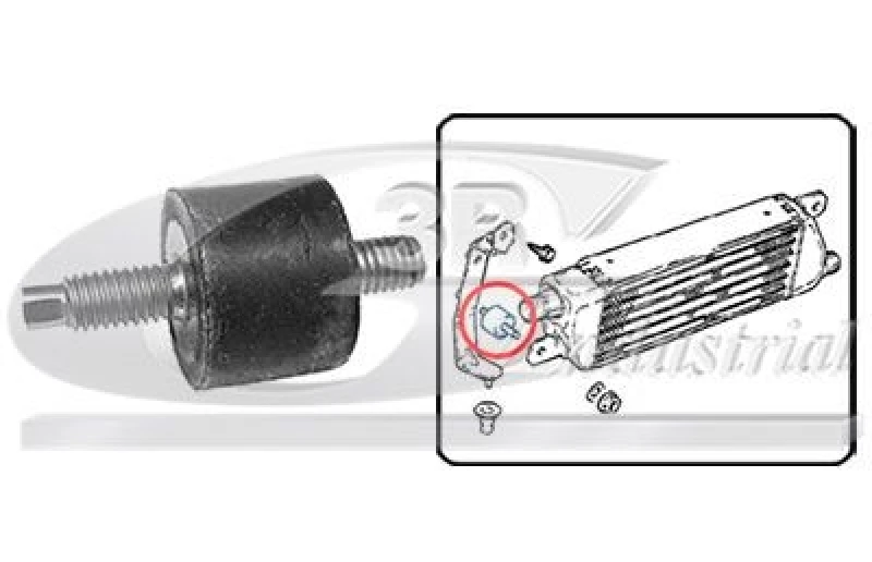 Image of 3RG Holding Bracket, fuel feed pump 3RG 80404