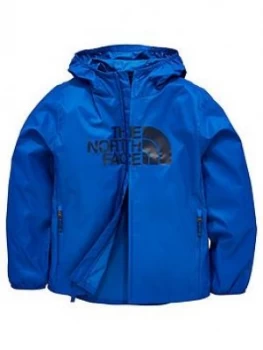 image of The North Face Boys Flurry Windwall Hooded Jacket Blue