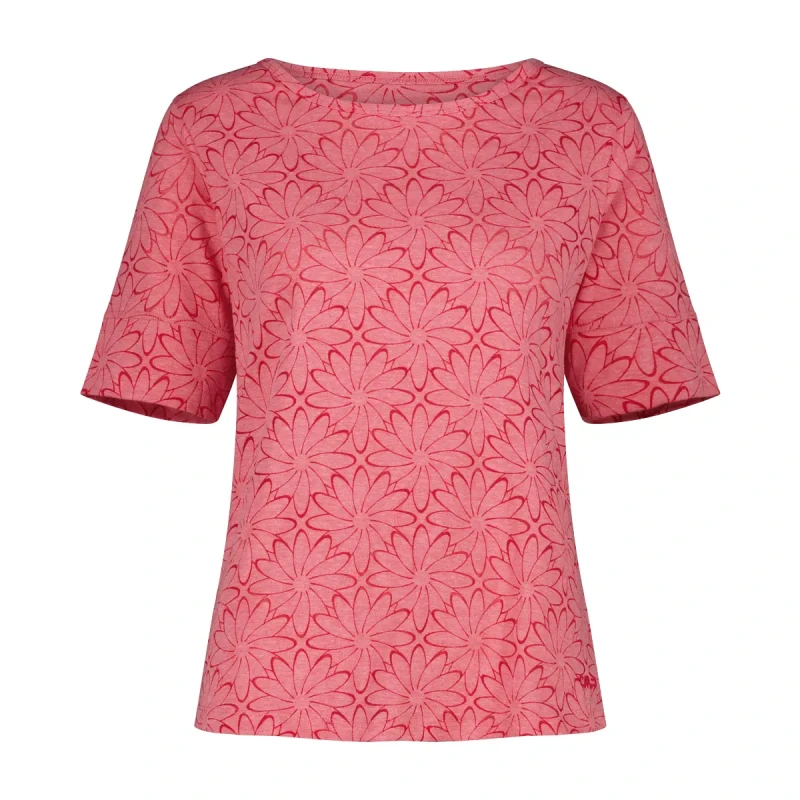 Image of CMP Womens Burnout T-Shirt CMP Rouge Female 2XS
