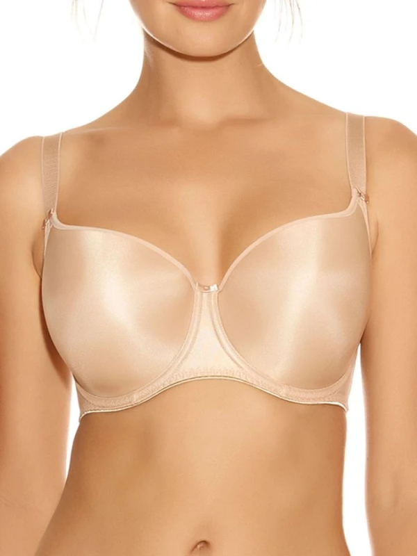 Image of Fantasie Womens underwired molded t-shirt bra Fantasie Smoothing Beige Female 100C