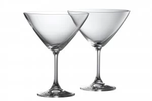 image of Galway Clarity Martini Glass Set of 2