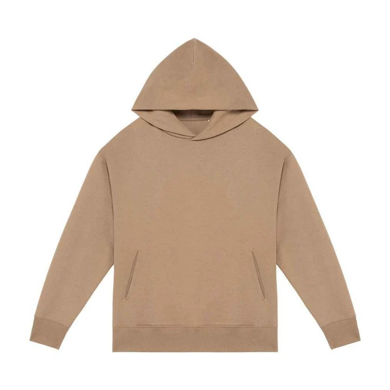 Image of Native Spirit Mens Oversized Hoodie in Brown Size: Large Brown Male L