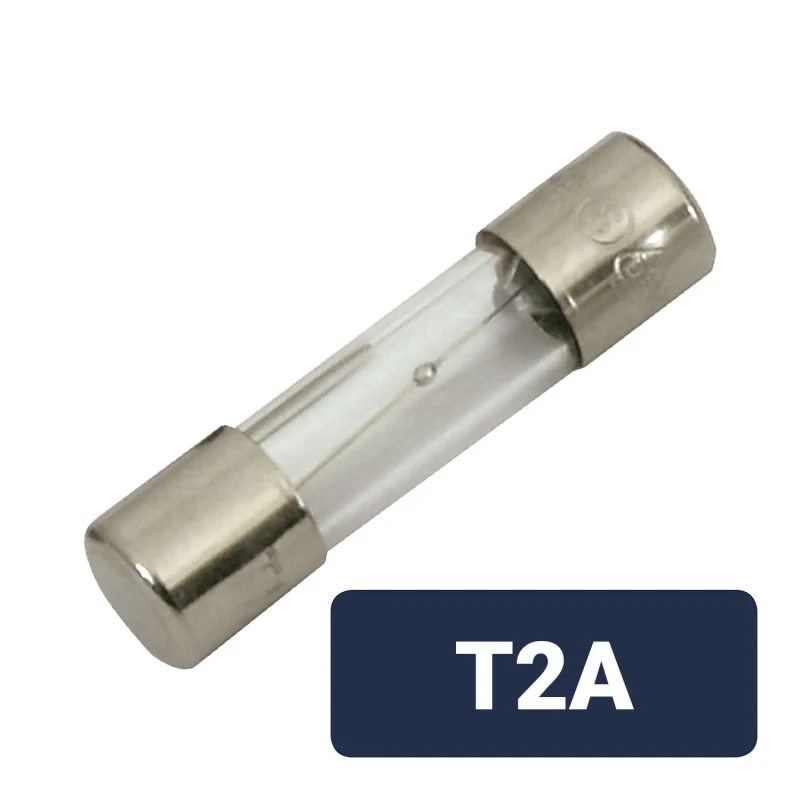 Image of Mercury Mercury Slow Blow Glass Fuse 5 x 20mm T2A 2A 250V 787.013UK