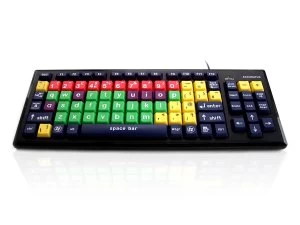 Image of Accuratus Mixed Colour Learning USB Keyboard