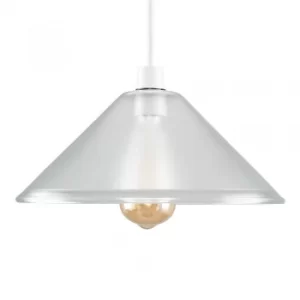 Image of Tapered Dome Translucent Glass Pendant Shade