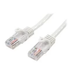 image of 0.5m White Snagless Cat5e Patch Cable