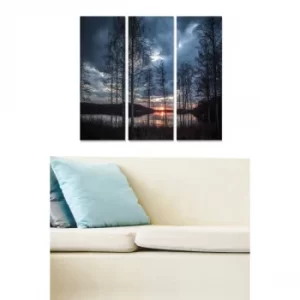 Image of MDF1365288 Multicolor Decorative MDF Painting (3 Pieces)