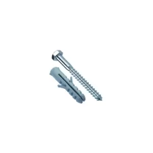 image of Fischer - 42876 bp WL8X70 coach screw&plug (10) - ,