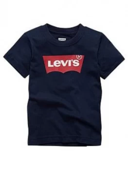 Levis Boys Short Sleeve Batwing T-Shirt - Navy