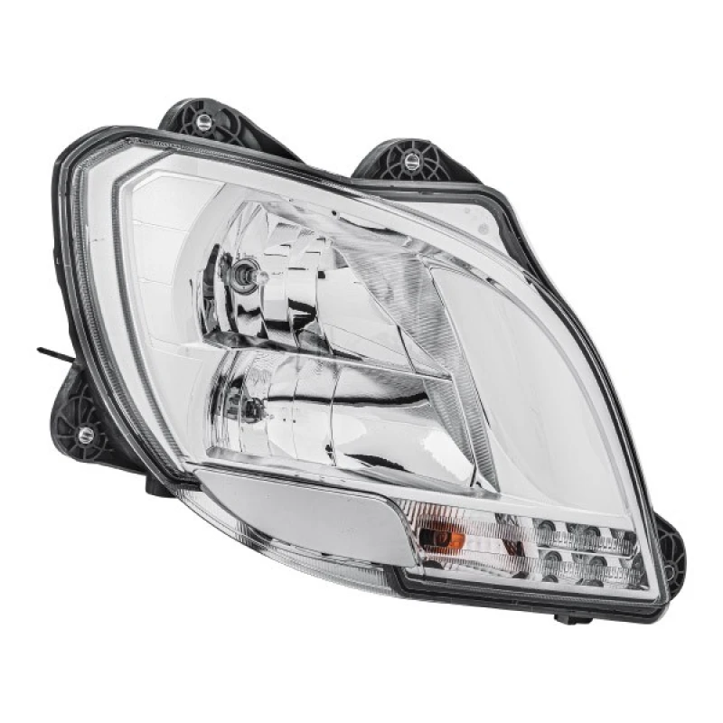 Image of HELLA 1ED 010 116-521 Headlights H1, Right, with bulbs, Halogen Headlight (259)