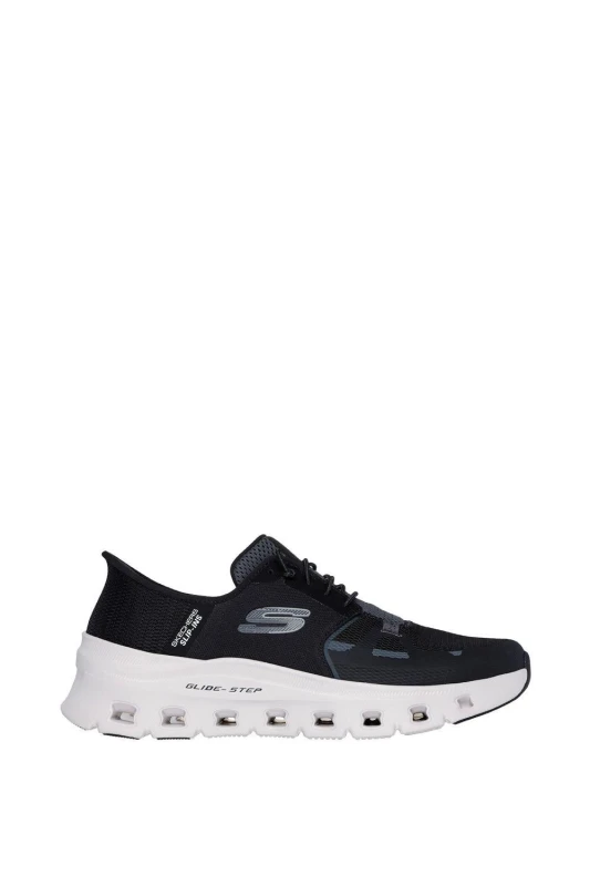 Image of Debenhams Debenhams Men Glide Step Slip-ins Mesh Bungee Sneaker Black Size: 11 Black 11 Male 197976136465