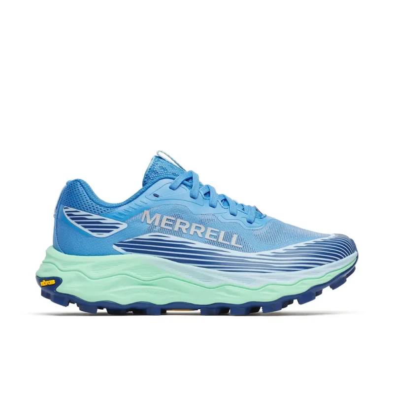 Image of Womens trail running shoes Merrell Agility Peak 6 Bleu Female 37