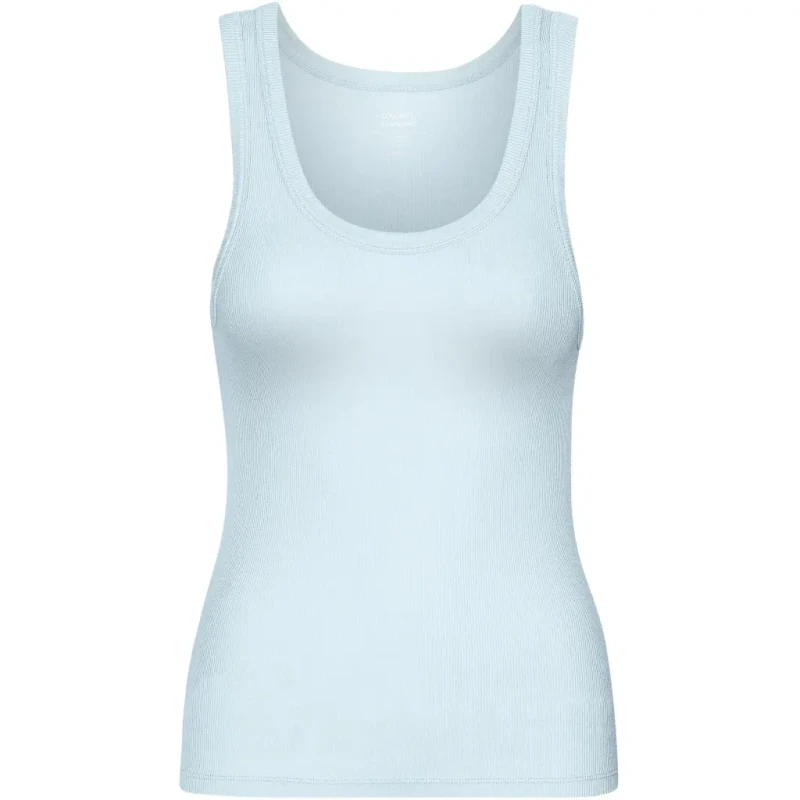 Image of Colorful Standard Womens round-neck tank top Colorful Standard Classic Organic Polar Blue Bleu Female M