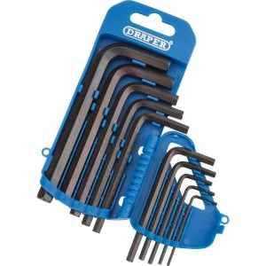 Image of Draper 10 Piece Hexagon Allen Key Set Metric
