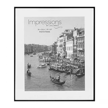 Image of 8" x 10" - Matt Black Metal Photo Frame