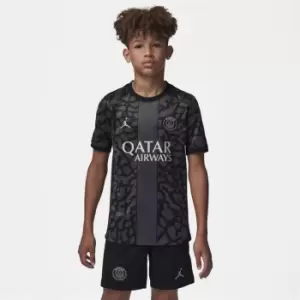 image of Nike Paris Saint Germain Third Shirt 2023 2024 Juniors - Grey