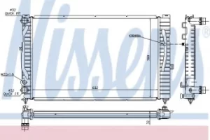 image of 60299 Nissens Car Radiator Thermal Control engine cooling