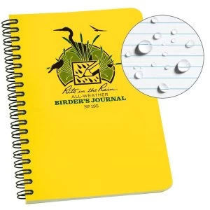 image of Rite In The Rain Unisex Waterproof Birders Journal 4.5 X 7" Yellow