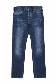 Image of Mens French Connection 72 Denim Stretch Regular Fit Jeans Midnight Blue
