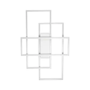 Image of Frame-1 Integrated LED Indoor 3 Lights Ceiling Lamp White 3000K