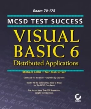 Image of Mcsd Test Success. Visual Basic 6 Distributed Applications by M Gellis Paperback