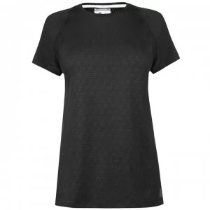 image of Reebok Smart Vent T Shirt Ladies - Black