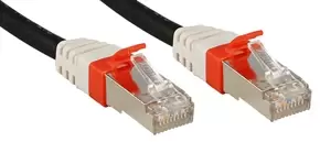 image of Lindy Cat.6 (A) SSTP / S/FTP PIMF Premium 7.5m networking cable Black