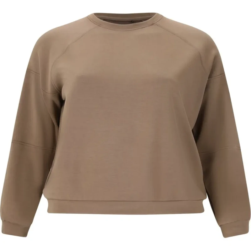 Image of Q Sportswear Sweatshirt round neck woman Q Sportswear Alaia Marron Female 44
