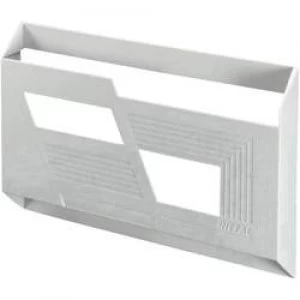 Image of Rittal 2513.000 Switch Triangular Plate Made Of Plastic Polystyrene with self adhesive mounting rails. Light grey RAL