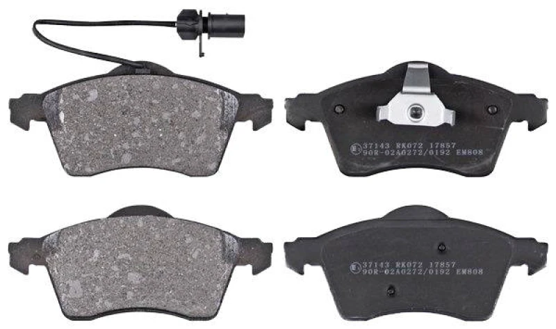 Image of A.B.S. 37143 Brake pad set with integrated wear sensor Brake Pad Set,disc brake (402)