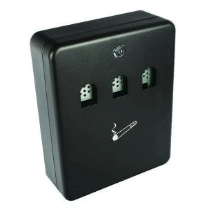 Image of Q-Connect Ash Bin Black 2.7 Litre KF04271