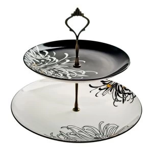 Denby Monsoon Chrysanthemum Cake Stand