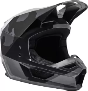 Image of FOX V1 BNKR Motocross Helmet, black, Size 2XL, black, Size 2XL