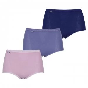 Image of Sloggi 3 Pack Max Briefs - Lilac Dark M027