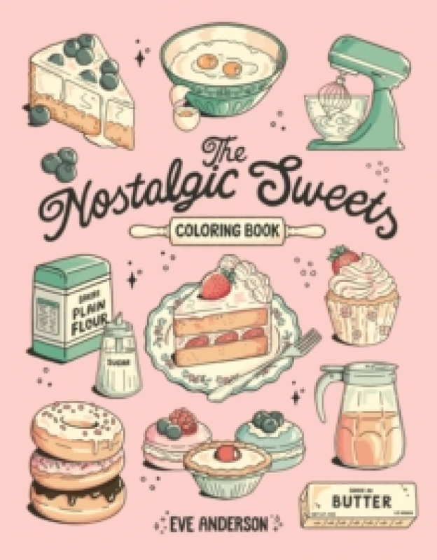 Image of The Nostalgic Sweets Coloring Book Paperback / softback