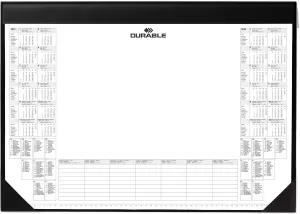 Image of Durable Calendar Desk Mat Black 729101