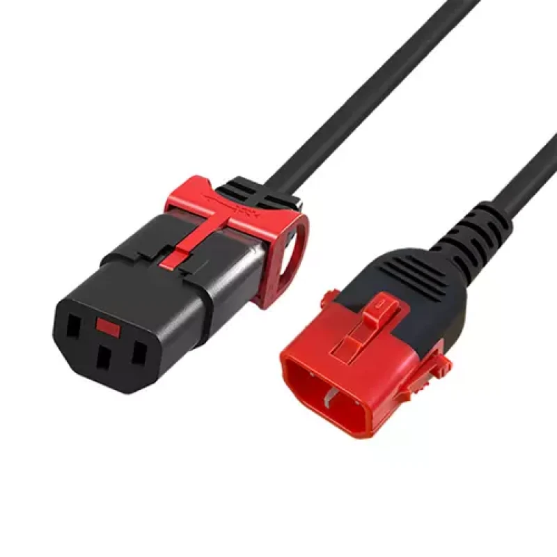 Image of Scolm 2M C14-C13 D-Lck Bk PVC 1.0MM