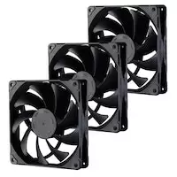 Image of Phanteks M25 140mm PWM Chassis Fan Triple Pack - Black