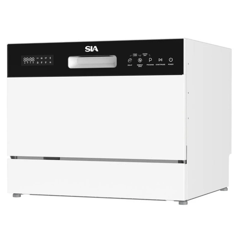 Image of SIA TTD6WH Compact Table Top Dishwasher