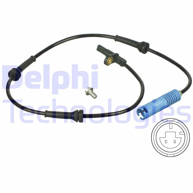 Image of DELPHI SS20340 ABS Sensor Sensor,wheel speed (412)