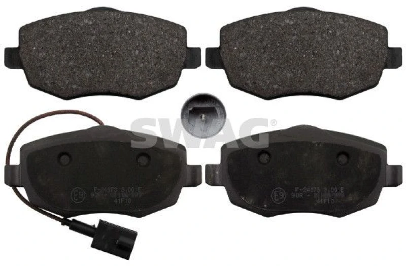 Image of Brake pad set SWAG 72 11 6097