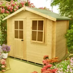 Image of Shire Avesbury Log Cabin - 7ft x 7ft