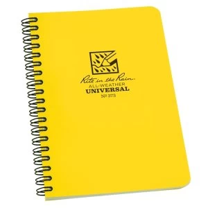 Image of Rite in the Rain 4 x 7" Side Spiral Notebook Polydura Cover 64 Page Universal Page Pattern