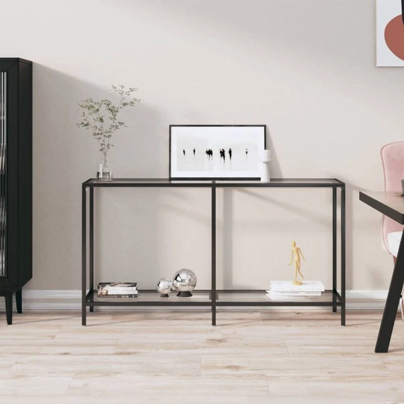 Image of VIDAXL Console Table Transparent 140x35x75.5cm Tempered Glass Vidaxl 8720286462911