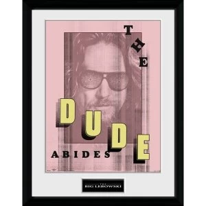 image of The Big Lebowski Abides Collector Print