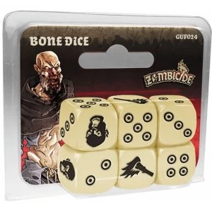 image of Zombicide Black Plague Bone Dice