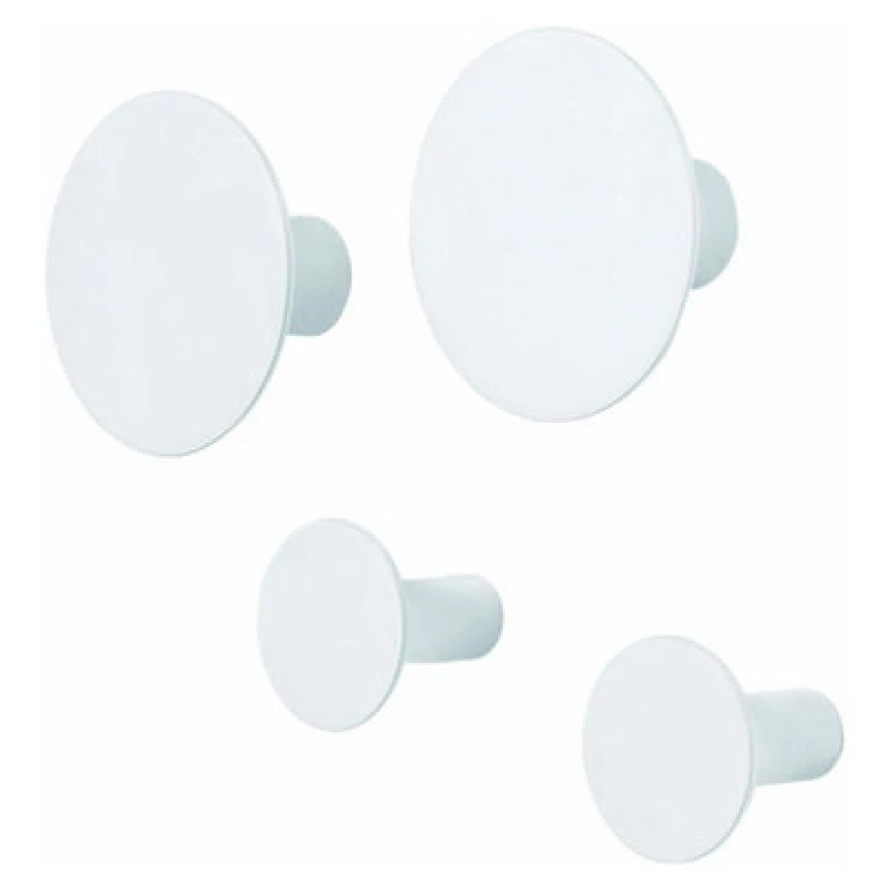 Image of Blomus Ponto Set Of 4 Wall Hooks - Lily White