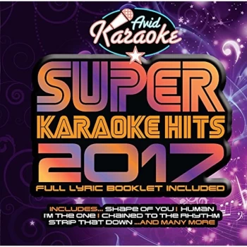 image of Various Artists - Super Karaoke Hits 2017 CD