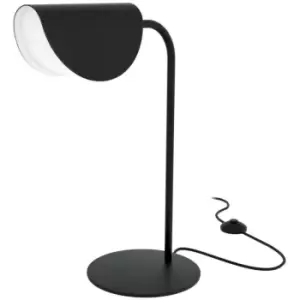 Maytoni Mollis Modern Table Lamp Black, Acrylic Shade