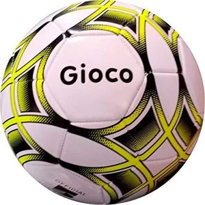Image of Gioco Unisex-Youth Football, White/Yellow, 2